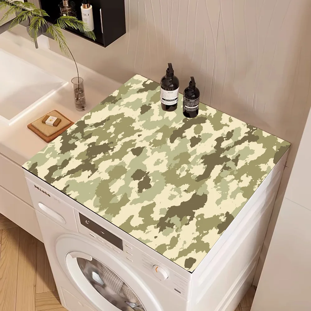 Camouflage Quick Drying Dish Mat Printed Kitchen Non-slip Coffee Cup Pad Drain Mats Dinnerware Cup Bottle Placemat