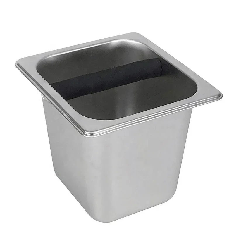 

Kitchen Accessories Bar Drawer Coffee Shop Tools Stainless Steel Small Removable Coffee Powder Knock Box