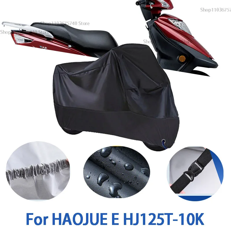 Motorcycle Full Covers For JINCHENG Monkey JC70 Car Outdoors Sun Protection Dust No Ear Thickened Oxford Clothcover Accessories