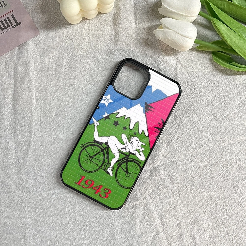 LSD - Albert Hofmann - Bicycle Day Phone Case for Iphone 16 15 14 13 12 11 Pro Max Mini 8 Plus Se Xr X Xs Fundas Shell PC+TPU Co