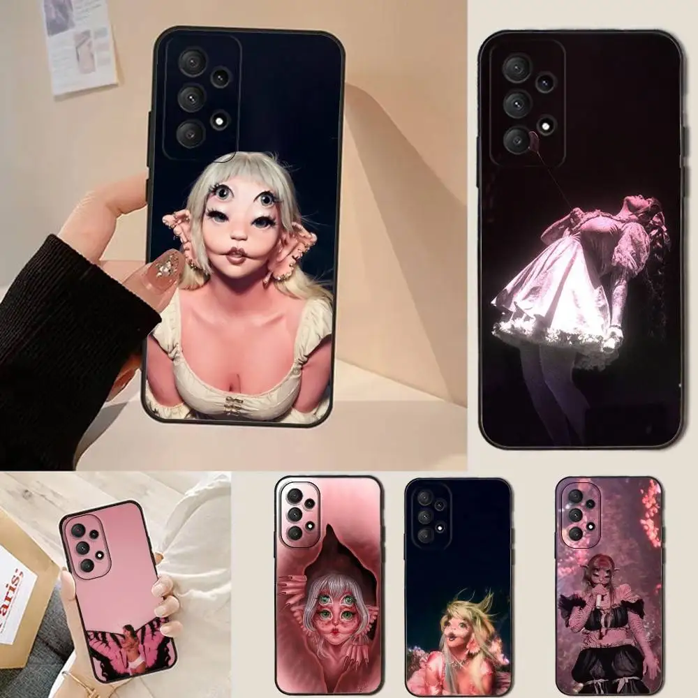 

M-Melanie Martinez Singer Phone Case For Samsung Galaxy A13,A21s,A22,A31,A32,A52,A53,A71,A80,Soft Black Shell