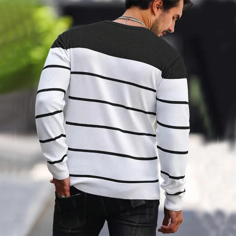 Thumbnail 4 - #69 Best Mens Striped Knit Sweaters to Buy In 2026