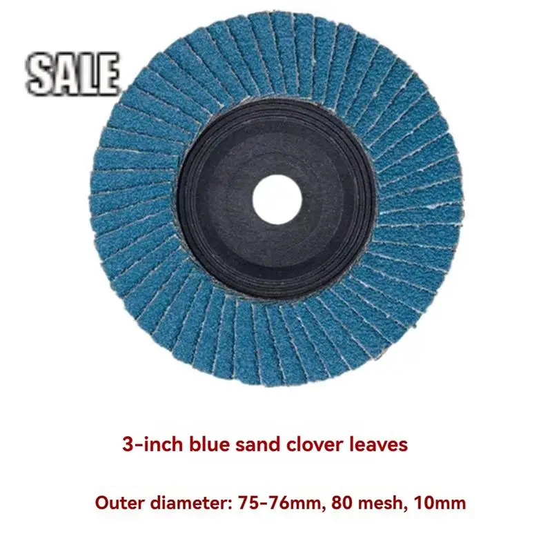 

6Pcs 75Mm Cutting Disc For 10Mm Bore Angle Grinder Metal Circular Saw Blade Flat Flap Grinding Wheel Sanding Pads Tool-A68E