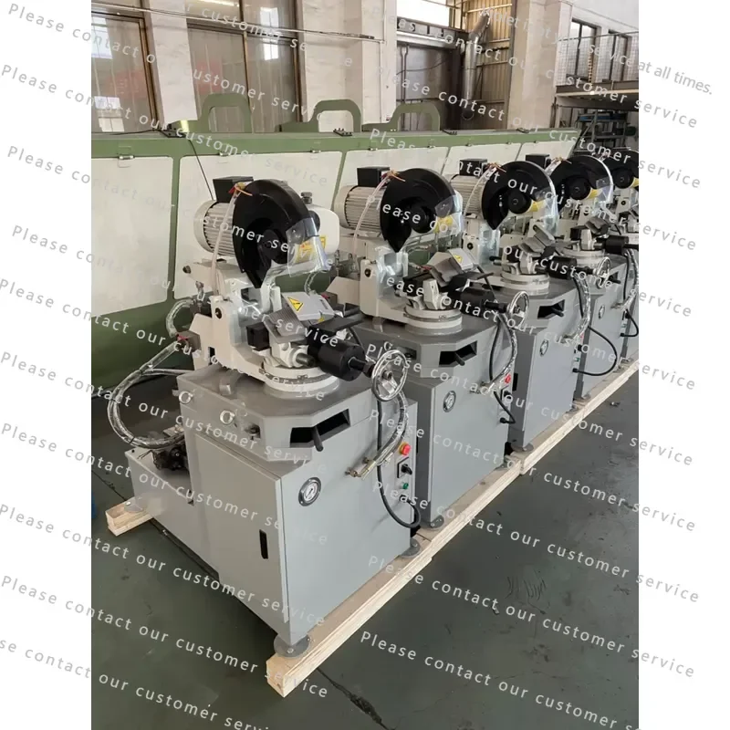 Stainless Steel 45 Degree Angle Semi-Aluminum Semi-Automatic Hydraulic Motor Copper Pipe Cutting Machine for Industrial Use
