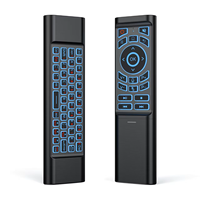 M3 2.4G Mini Wireless Keyboard Air Fly Mouse Backlit English Russian Spanish French Remote Control for Smart TV Android Box