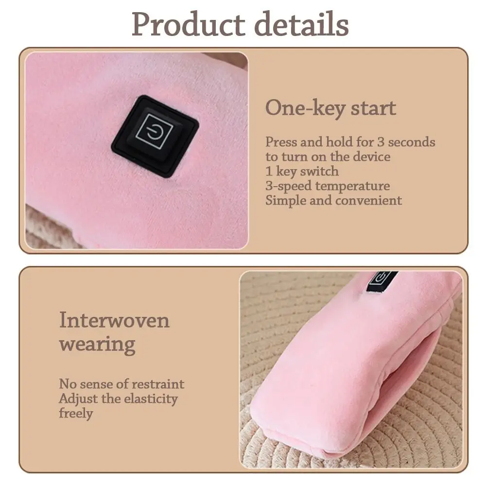 Mode hiver USB chauffage écharpe polaire température chaude écharpe température réglable doux électrique cou plus chaud Camping