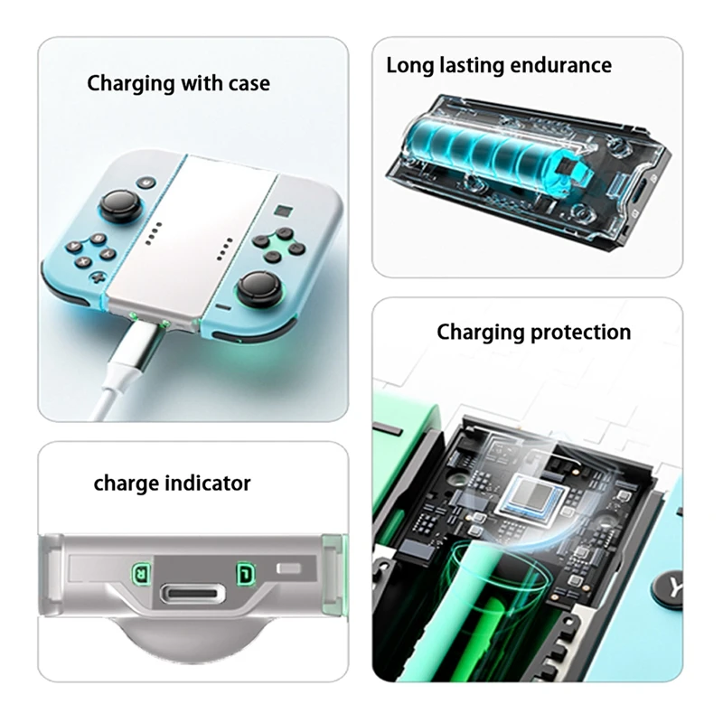 أفضل لمقبض شحن Joycon للتبديل مع محطة شحن مستطيلة الشكل