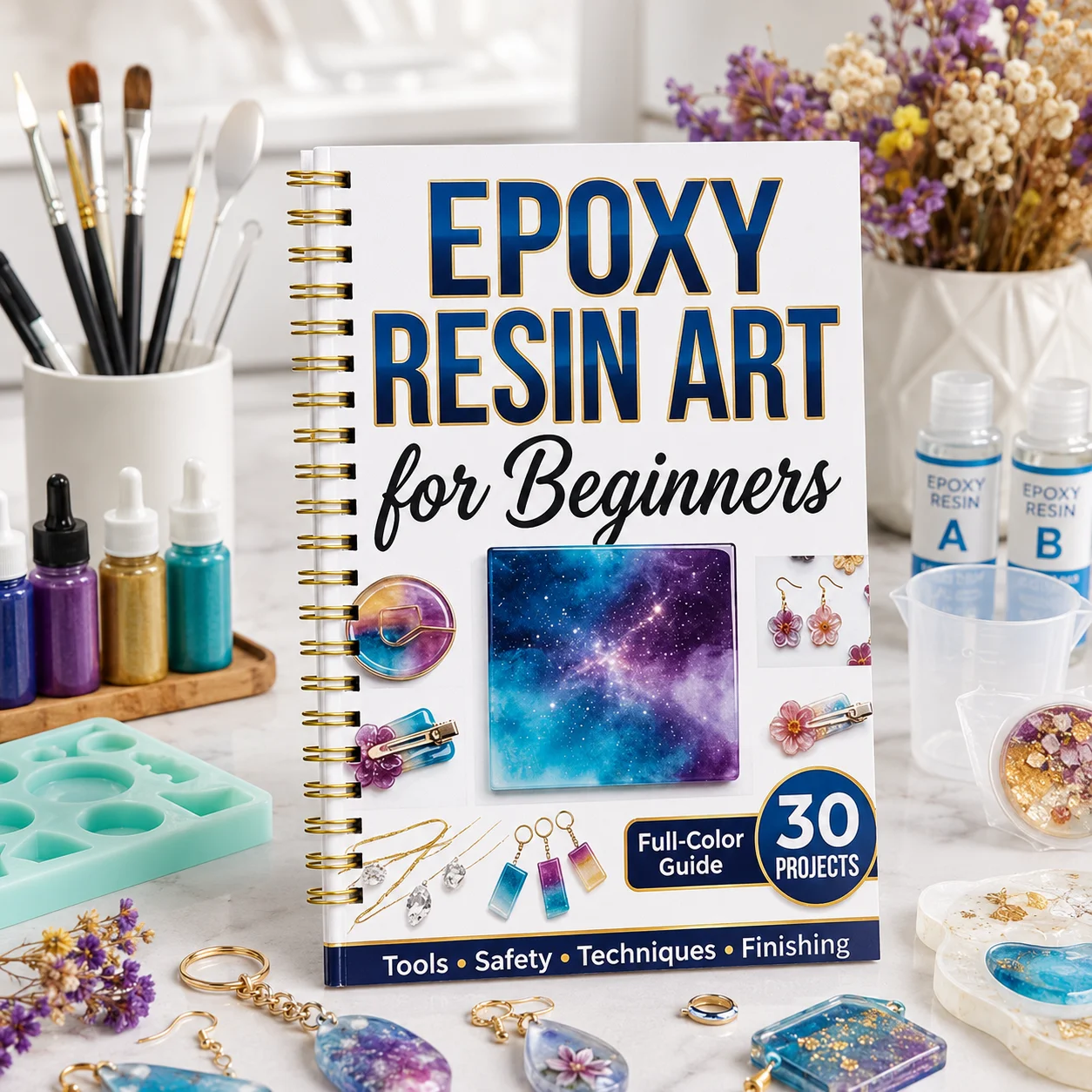 Introducción al Guía Espiral A - Resin Art Guide Free reseña y precio