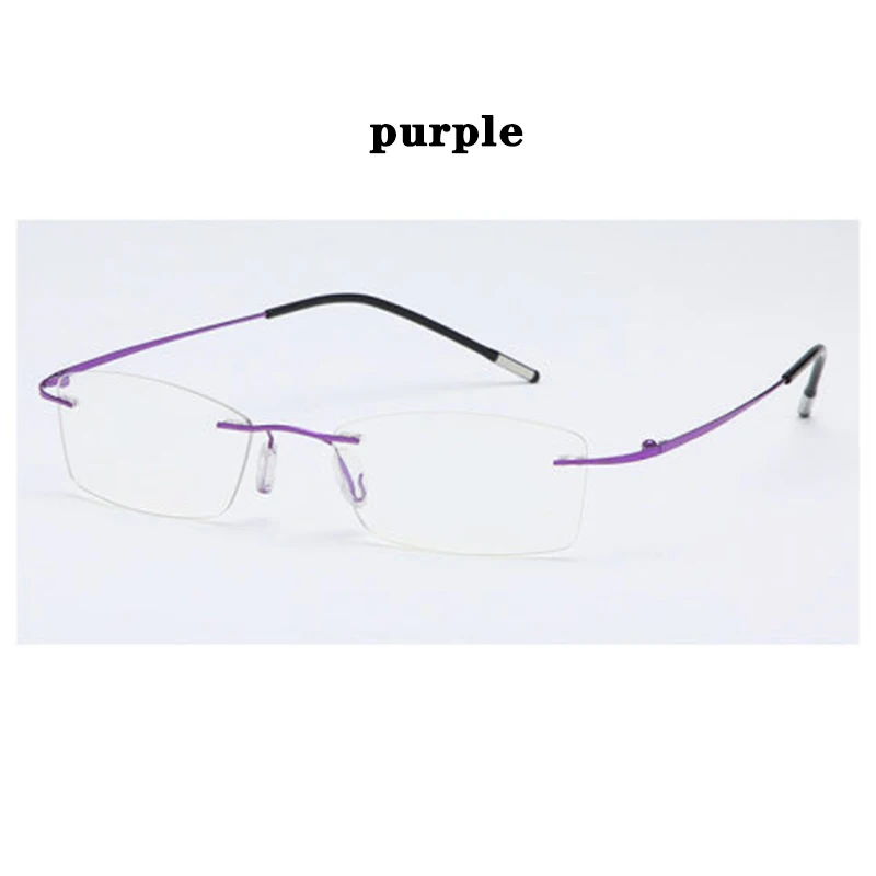 Mann Randlose Lesebrille Frauen Blau Licht Blockieren Lesebrille HD Linsen Presbyopie Brillen Rahmenlose Presbyopie Brillen – Detail 15
