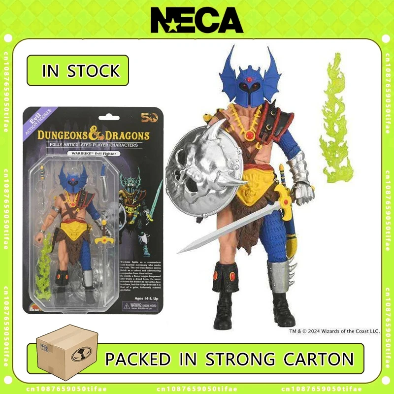 NECA Toys Dungeons & Dragons, 50-летие Warduke, 7-дюймовая масштабная фигурка на блистере, экшн-фигурка, оригинальная аниме-модель куклы GK