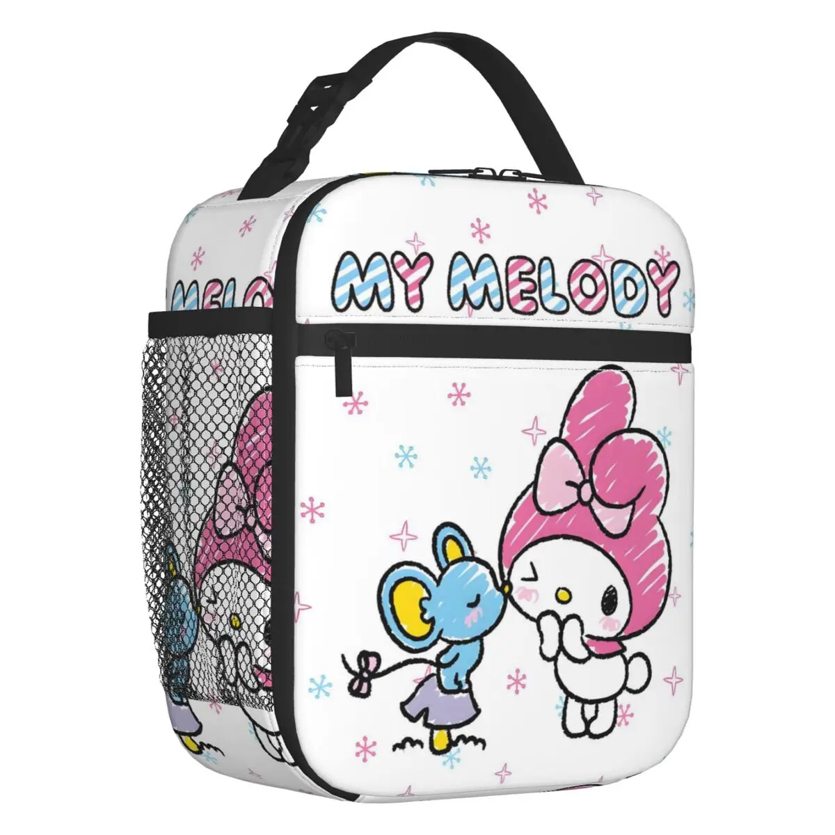 

Melody Resuable Lunch Boxes Leakproof Cartoon Movie Kawaii Design Thermal Cooler Food Insulated Lunch Bag Kids School Children