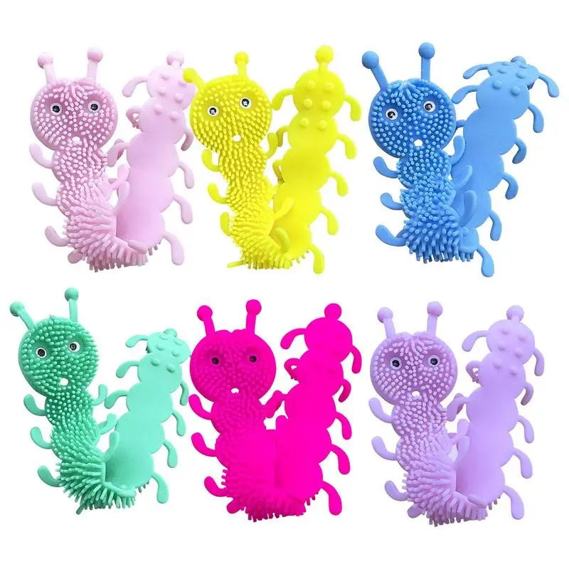 Worm Noodle Stretch String Silicone Rope Sqishy Anti Stress Toys String Fidget Autism Vent Toys Decompression Adults Kids Fun