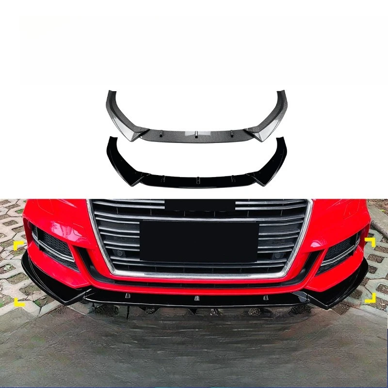 

Suitable For Audi A3 S3 8V Sline 2017-20 Front Lip Car Modification Power Kitmodification De Voiture