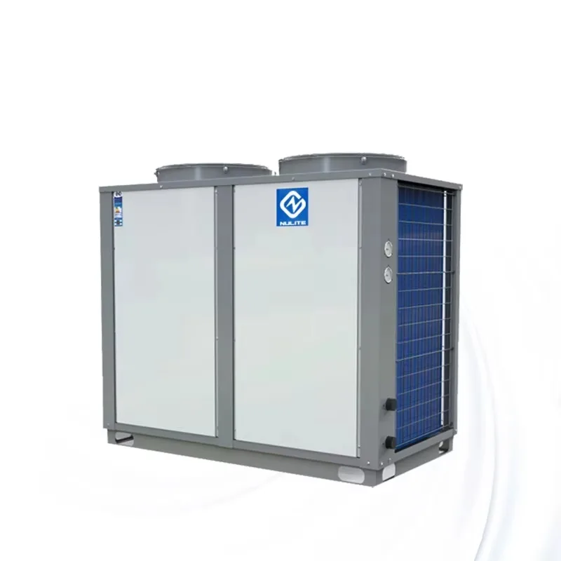 Bomba de calor comercial R134A R744 CO2 30KW 40KW 70C 75C 80C radiador de calefacción de agua fuente de aire bomba de calor de alta temperatura