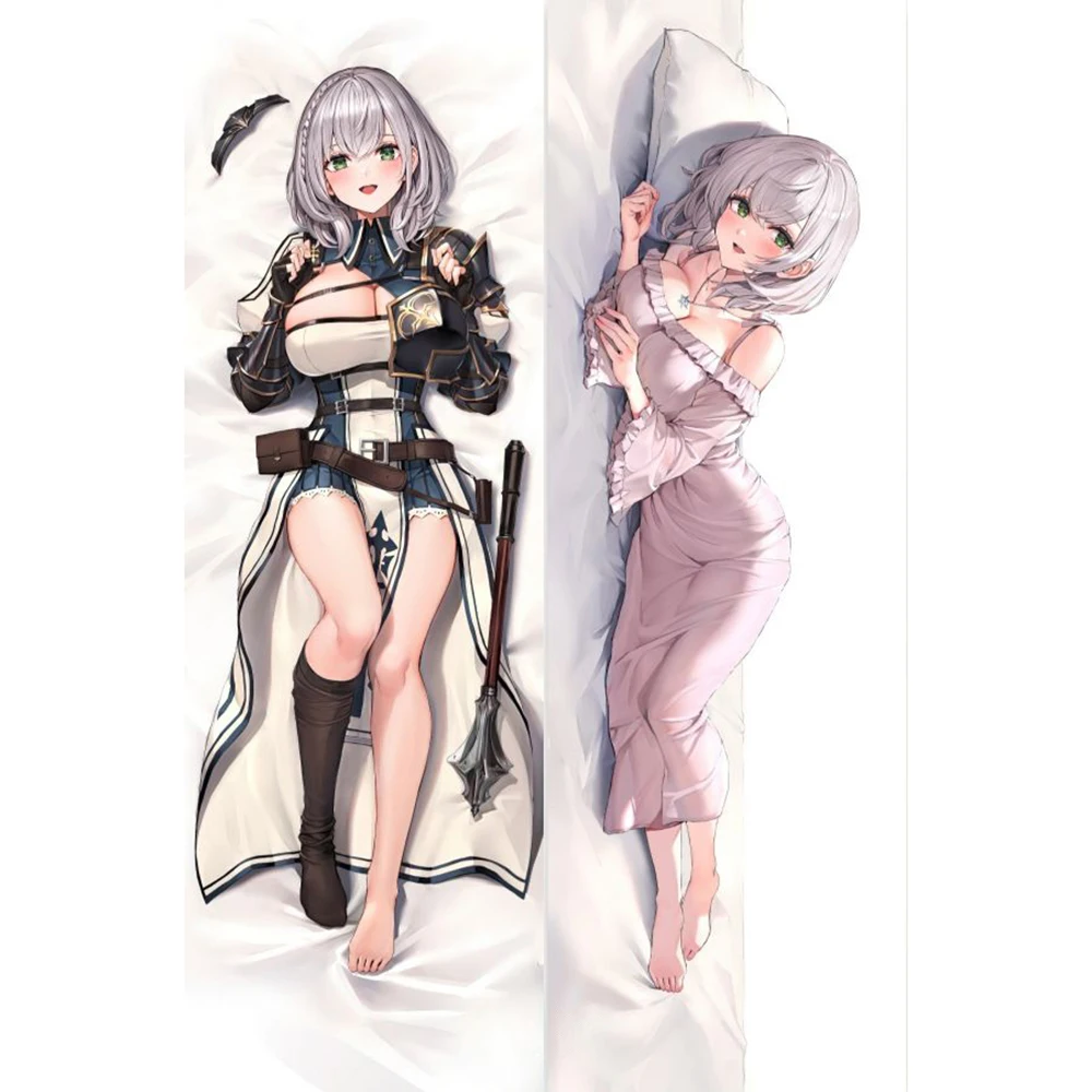 

Vtuber Anime Accessories Pillow Case Shirogane Noel Dakimakura Hugging Body Pillowcase Otaku Gifts