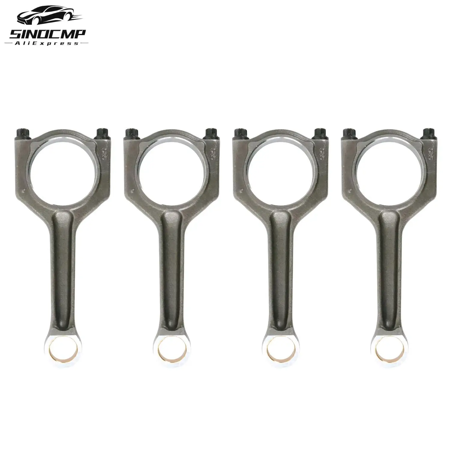 4Pcs New Connecting Rod 11247624616 For BMW 1 2 3 4 5 Serires X1 X3 X4 X5 X6 Z4 F20 F23 F30 F34 F33 F25 N20B20 Engine Parts