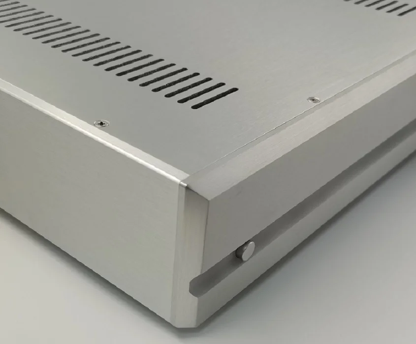 جميع الألومنيوم لوحة سميكة المضخم أنبوب أمبير هيكل إمداد الطاقة لتقوم بها بنفسك قذيفة الضميمة 430*92*360 مللي متر