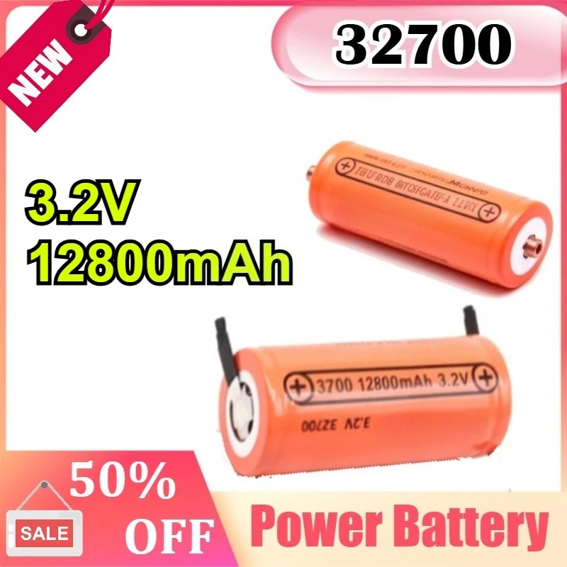 

32700 3.2V 12800mAh LiFePO4 with Screw/Nickel Sheet Lithium Iron Phosphate Rechargeable Power Battery