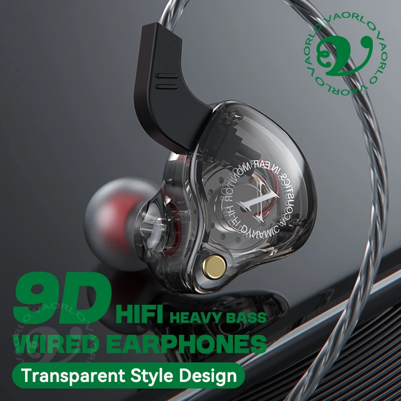 سماعات أذن سلكية متنقلة ثقيلة باس 3.5 مللي متر للهاتف سماعات ستيريو داخل الأذن مع ميكروفون سماعات أذن Hifi موسيقى رياضية