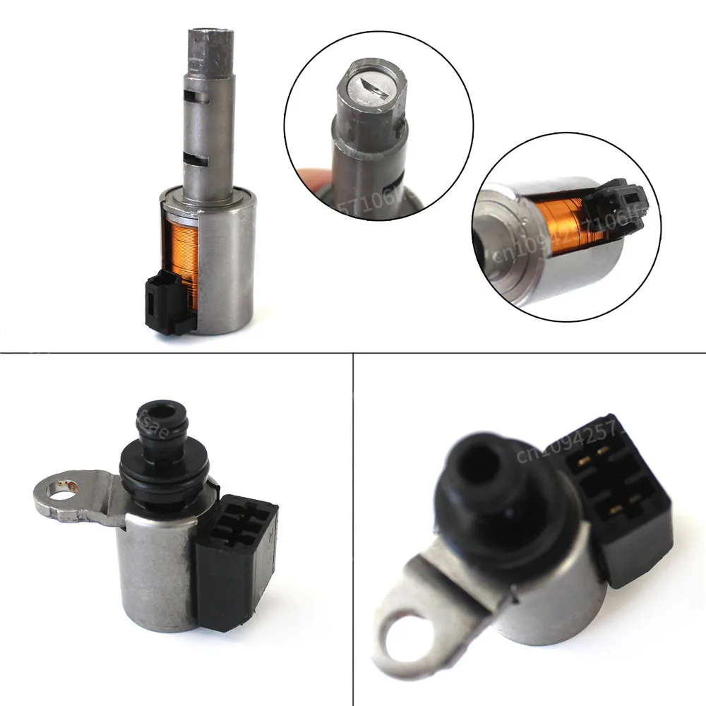 5pcs JF015E RE0F11A CTV Automatic Transmission Solenoids Kit for Nissan Note Sentra Tiida Versa Suzuki Swift Refuebished Parts
