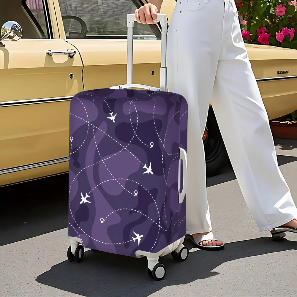 

1PC Daisy Print Luggage Cover for luggage sizes 18 – 32 inches; dust and elastic travel accessories to effectively protect your