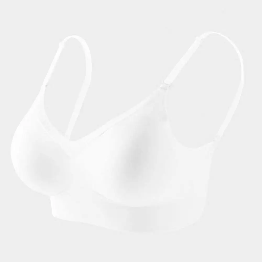 Soutien-gorge sexy sans armatures pour femmes, brassière invisible, fine, froncée, sans couture