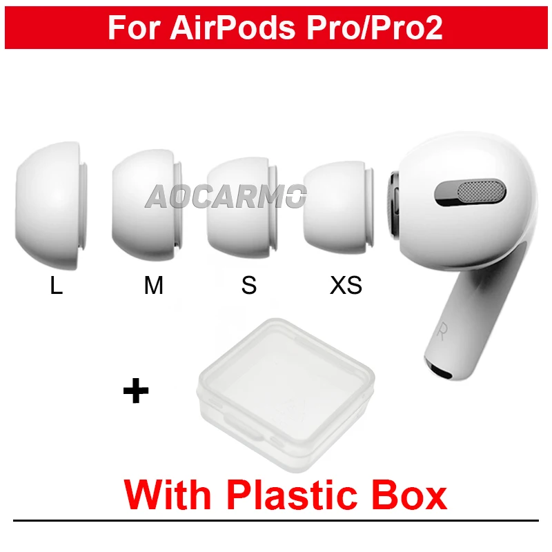 For Apple AirPods Pro 1 2 Pro2 Earphone Silicone Soft Plug Dust Prevention Pressure Reduction Rubber Sleeve