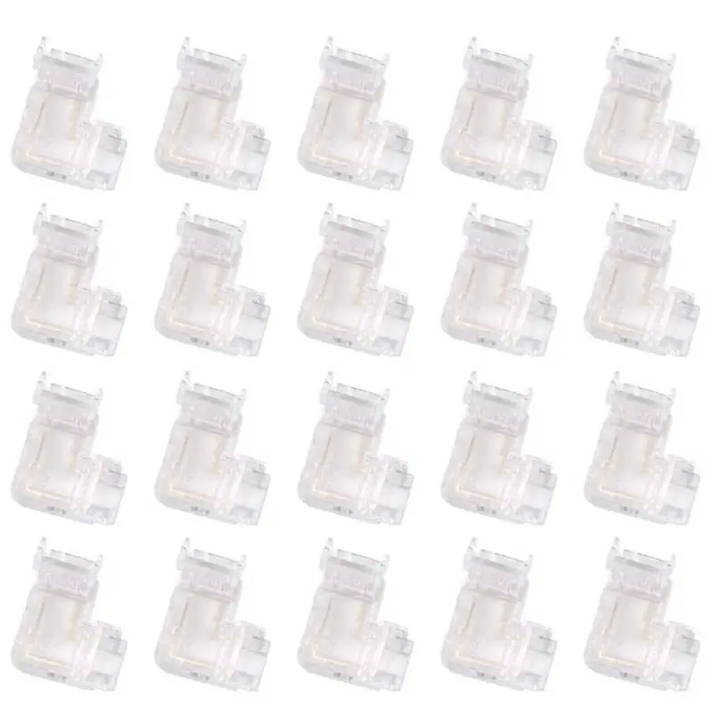 

AEE8-LED Разъем для световой ленты Прямоугольный разъем Cob RGB Световая лента 90-градусная L-образная форма