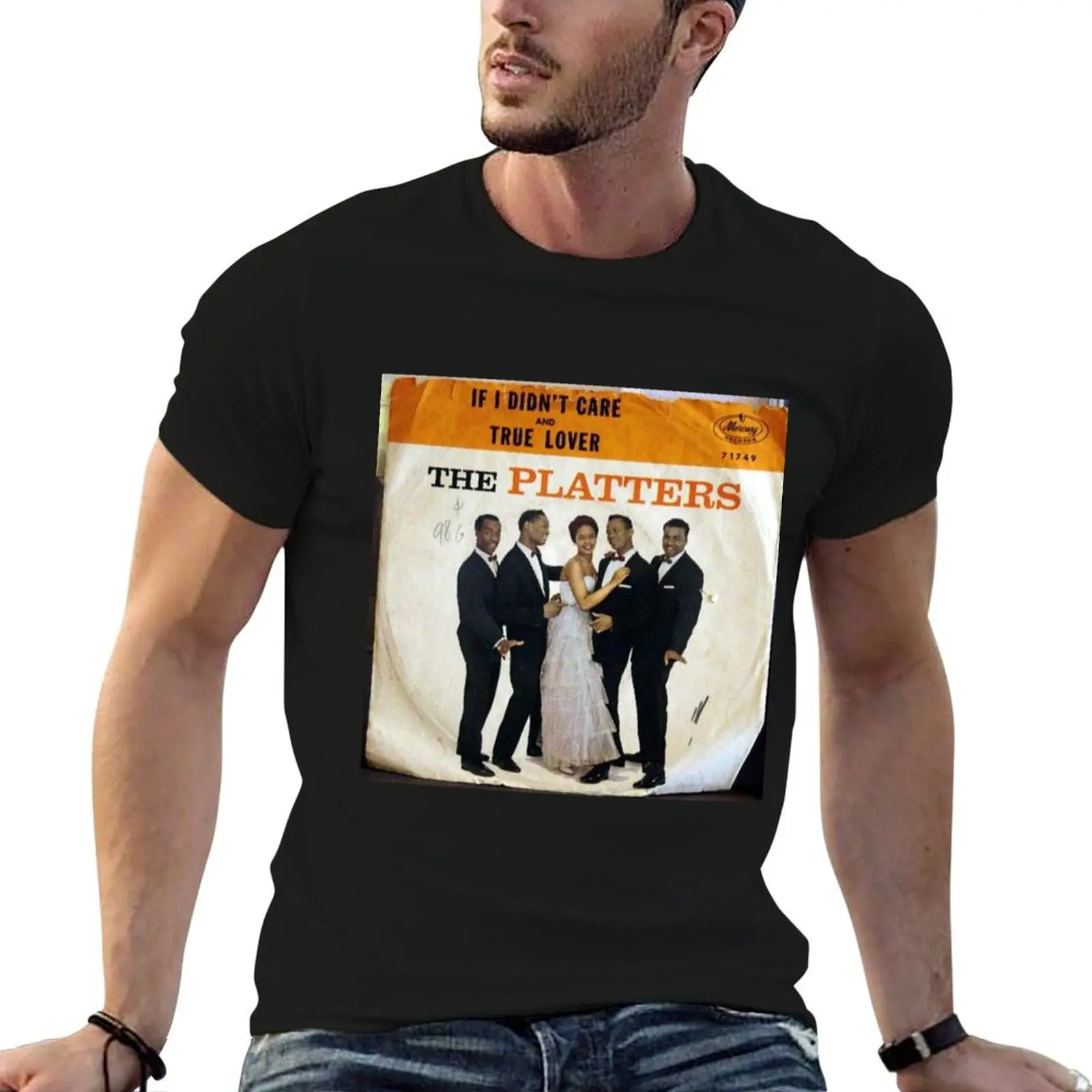 The Platters, If I Didn't Care, Doo Wop T-Shirt shirts graphic tee kawaii clothes men graphic t shirts