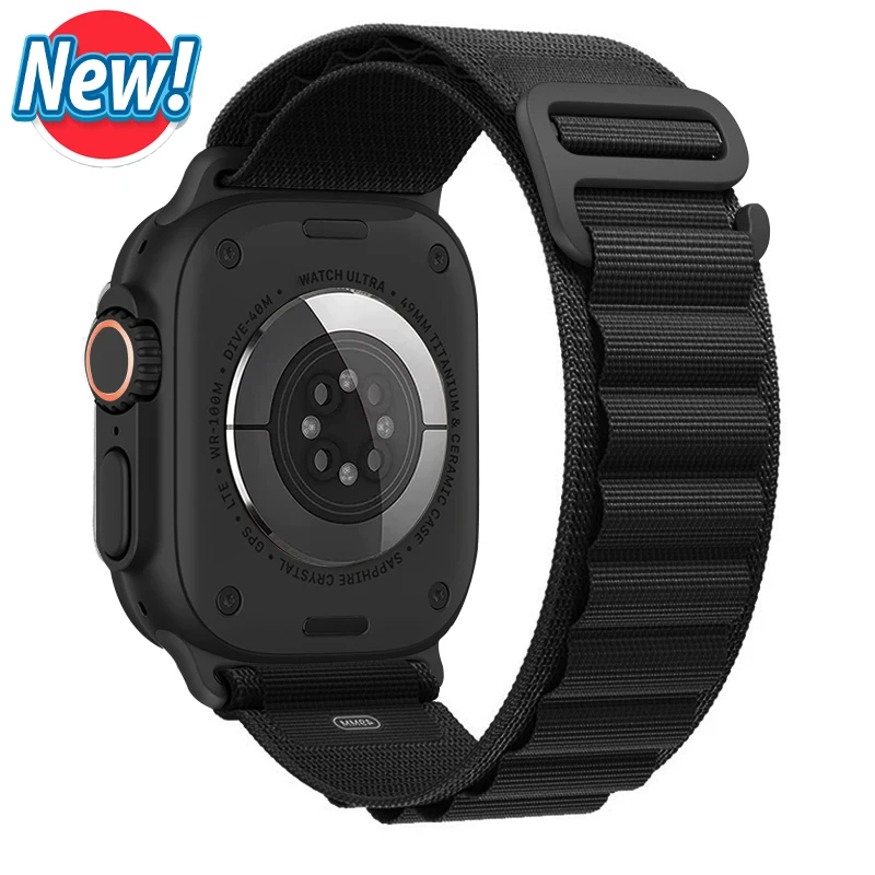 Loop Alpine para Apple Watch Ultra 2 Band 49mm 45mm 44mm 40mm 41mm 46mm 42mm 44 mm Série Iwatch 10 SE 9 8 7 6 5 4 Strap