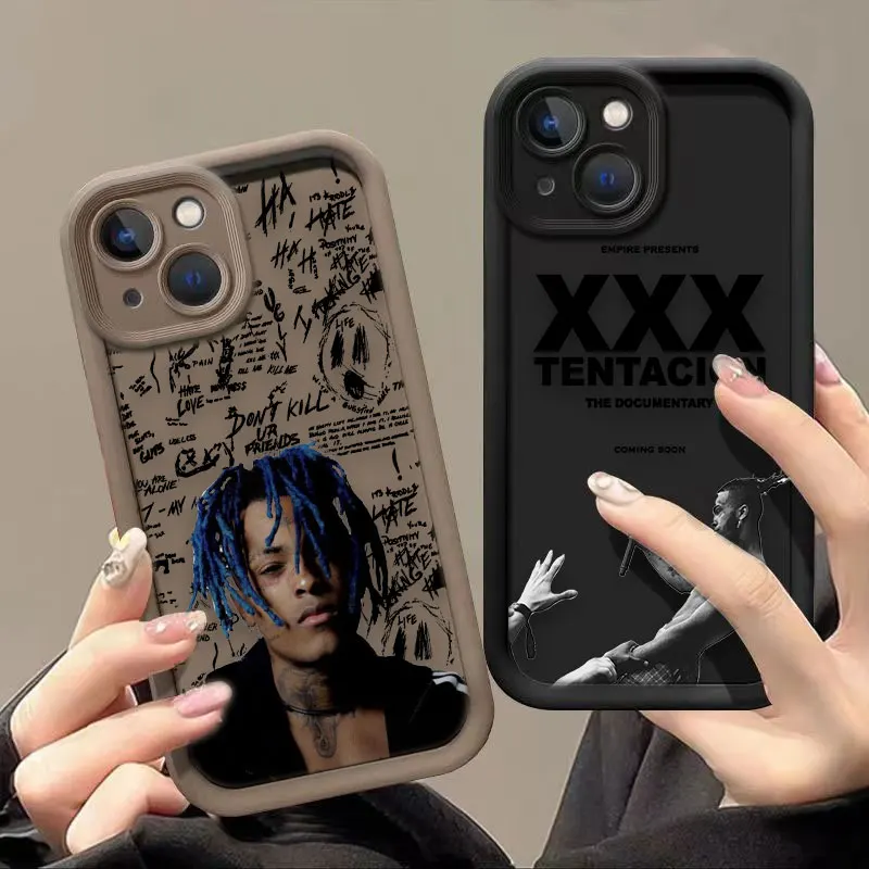 Rapper X-XXXTentacions 17 Cover Phone Case For Infinix HOT 30I 40I 60 NOTE 12 G96 ZERO GT 10 20 30 40 50 50S 50X VIP TPU Case view 2