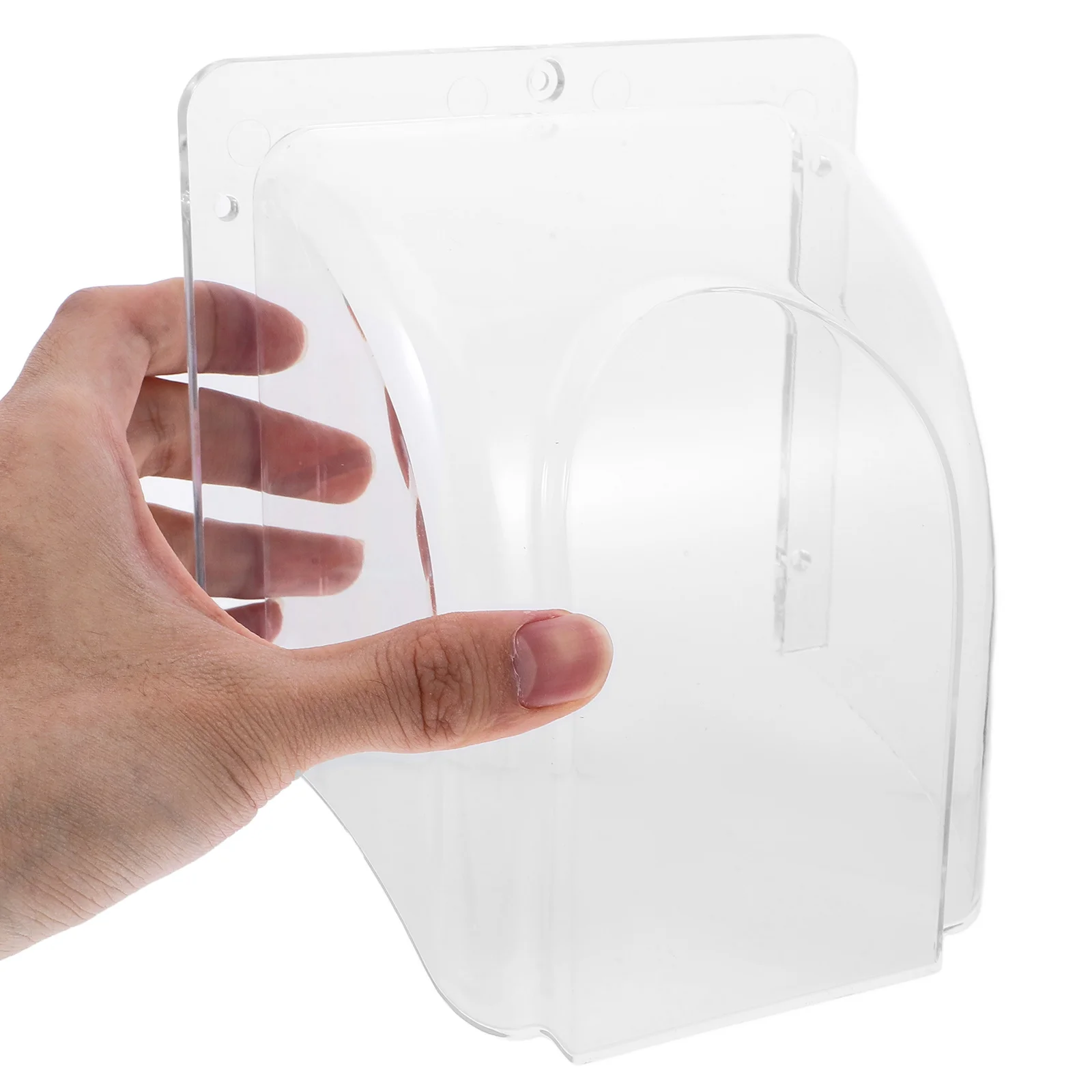 Doorbell Cover PVC Durable Waterproof Protective Cover Outdoor Rainproof Doorbell Protector for Access Control Machine