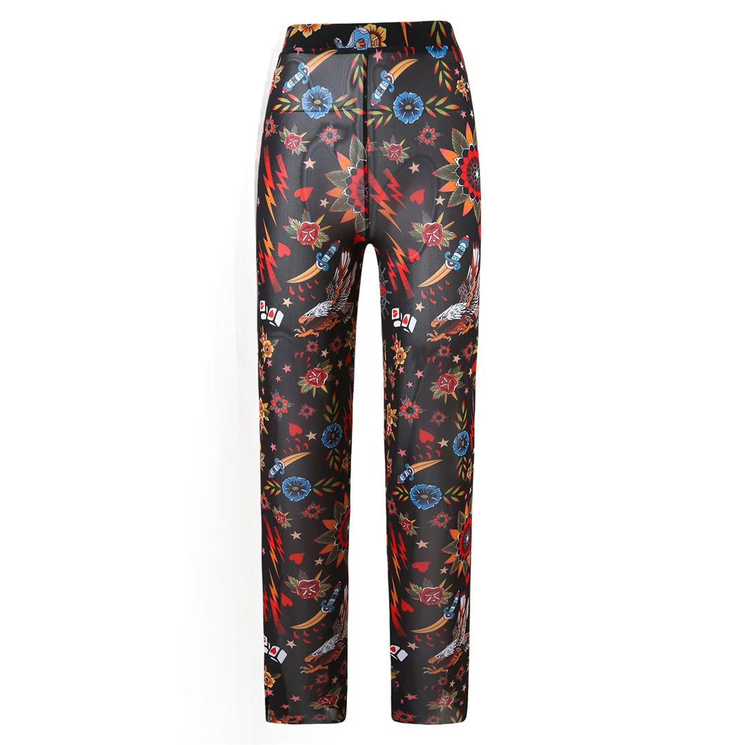 S - XXL Neuer bedruckter Badeanzug mit langen Ärmeln und Hose, einteiliger Damen-Badeanzug, floraler, gepolsterter Badeanzug, Badebekleidung, Modell V7176 – Detail 30