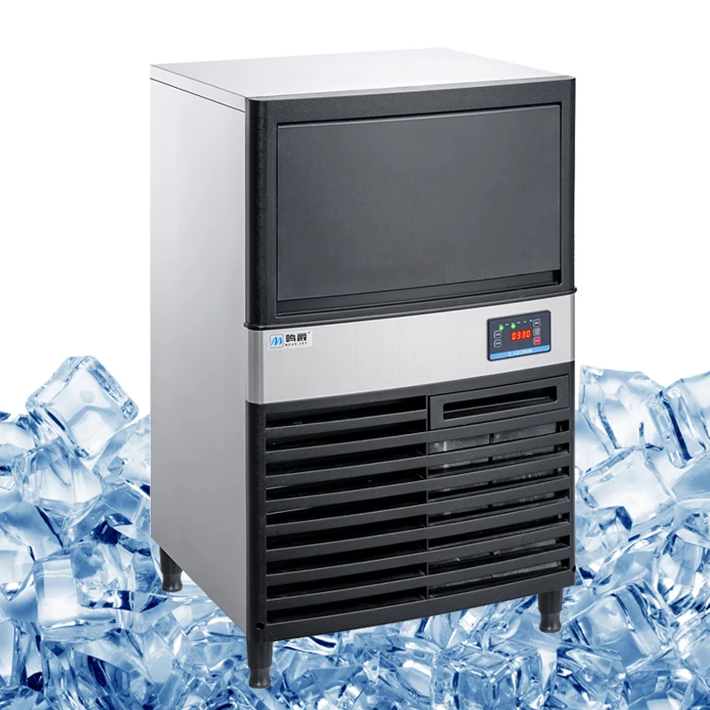High-quality Electric Commercial Ice Maker Cube Ice Shape 45kg Capacity Direct Source Factory For Hotel Use