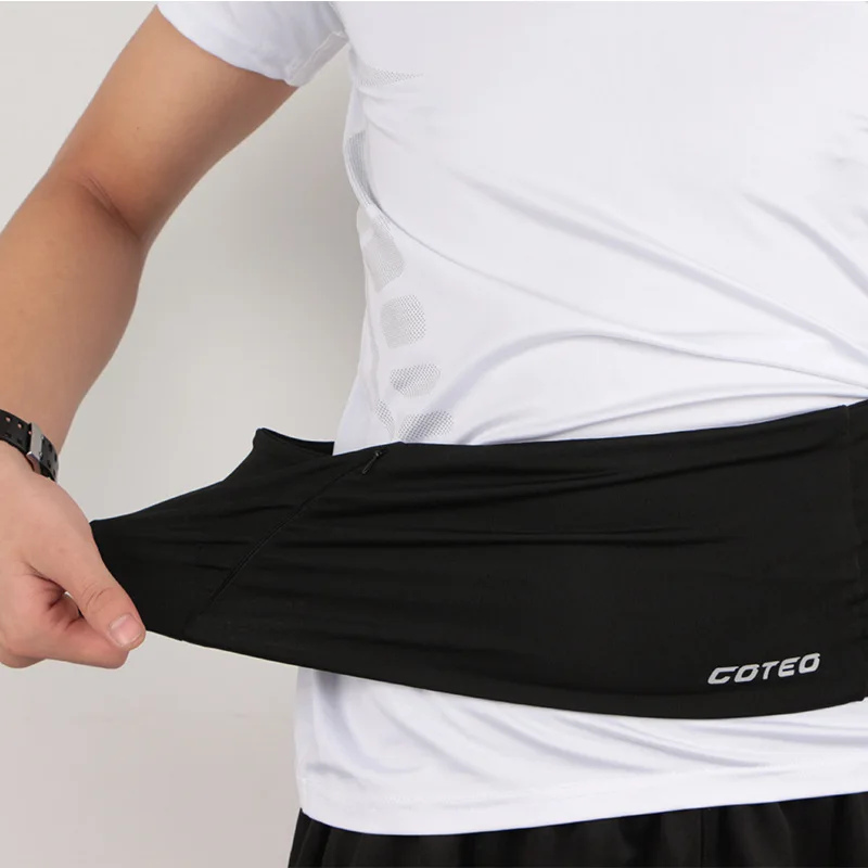 حقيبة خصر رياضية ذات سعة كبيرة، حقيبة بطن خارجية، حقيبة خصر صغيرة للجري والهاتف للرجال والنساء، حزمة اللياقة البدنية #2