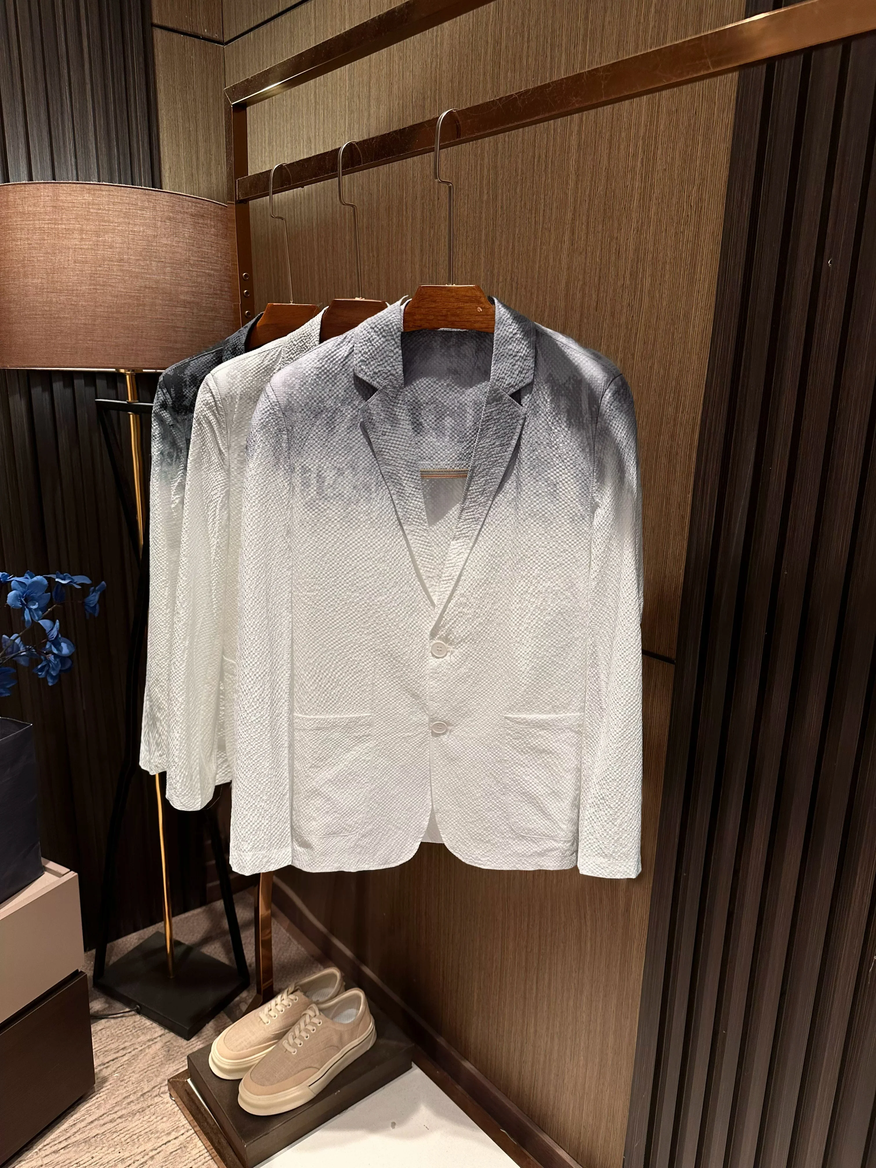 Summer New Men's High Quality Convenient Western Casual Thin Sunscreen Suit