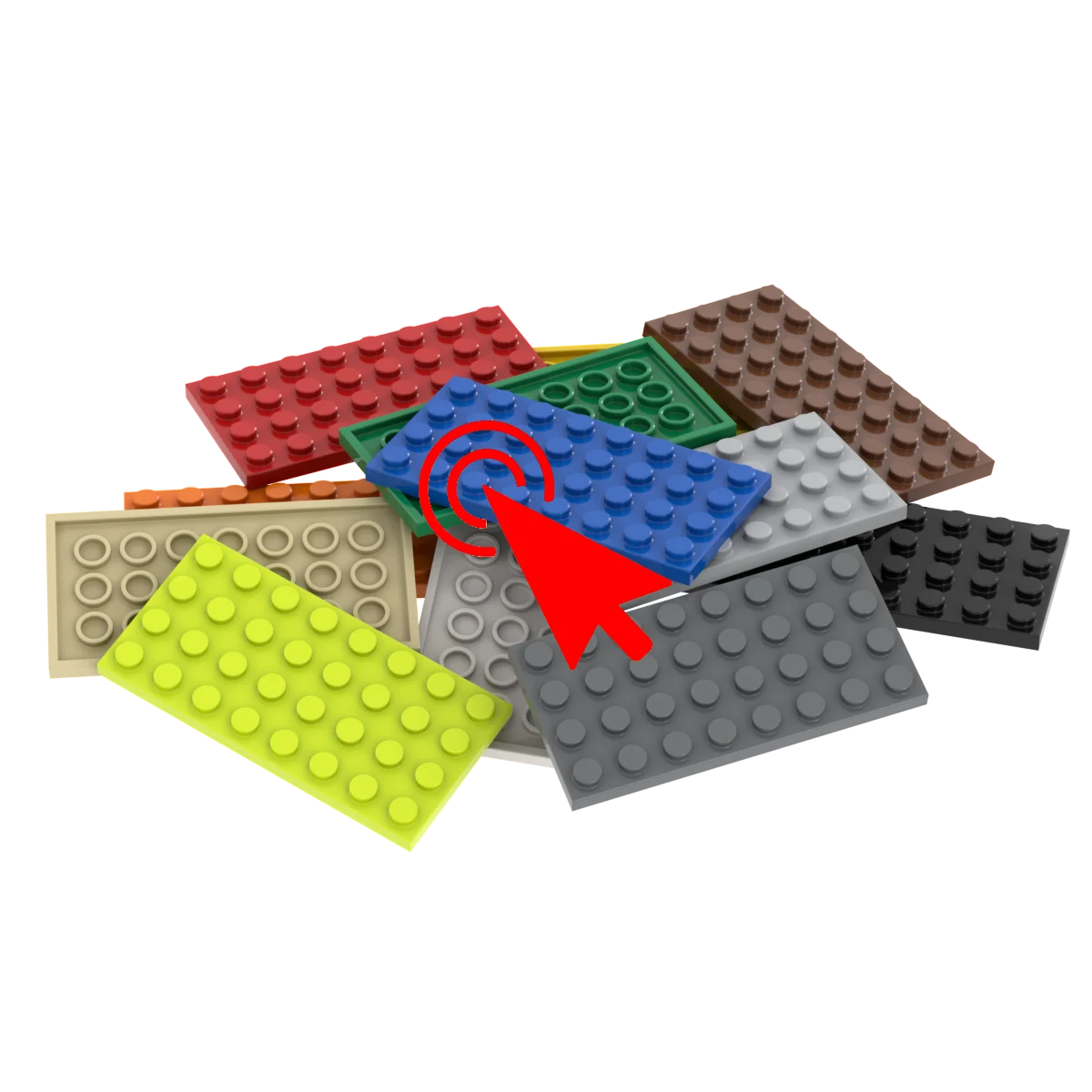 [Funbrick] 50&100&200 Stück Platte 2x4 3020 Kompatibel mit Bekannter Marke Bausteine Klassische Bausteine Spielzeug MOC DIY – Detail 16