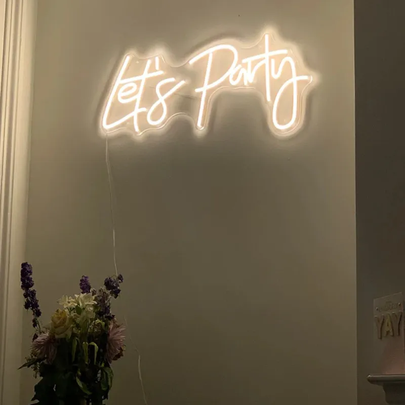 Custom Neon Sign Light Led Sign Happy Birthday Led Light Party Event Sign Neon Light Sign Wedding Parti Light Decoration