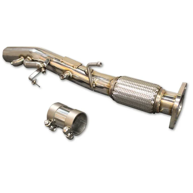 Section High flow Pipes Exhaust Pipes branch downpipe Exhaust Pipe with for Benz A35 CLA35 GLB35 GLA35 2.0T