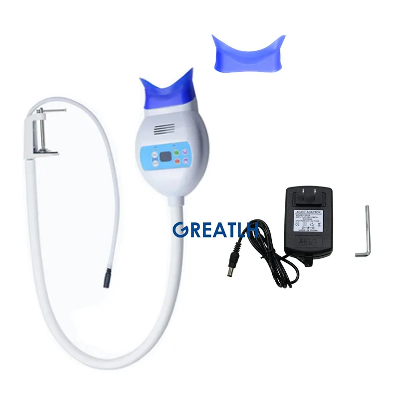 GREATLH Dental Cold Light LED Teeth Whitening Machine Teeth Whitening Light Easily Solve 6 Problemsof Tooth Whitening