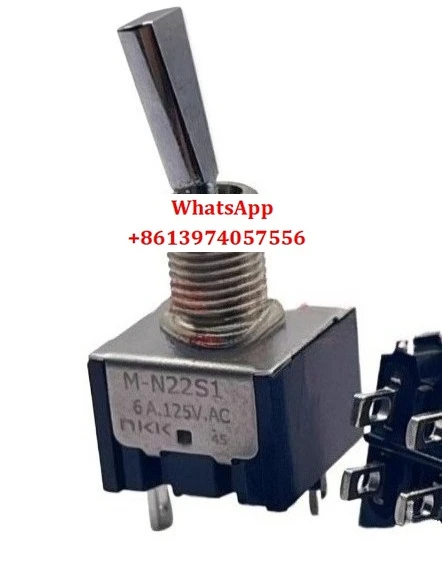

M-N22S1E Японский встряхивающий переключатель 6-контактный 2-позиционный самоблокирующийся плоский стержень 8,9 MN22ES4W01 отверстие 6 мм