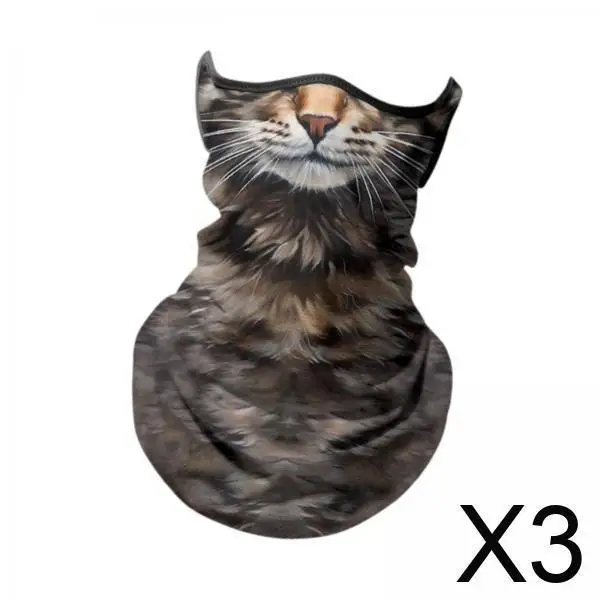 

Breathable Earloop Face Mask Sun Protection Lightweight Neck Gaiter for Men and Women Outdoor