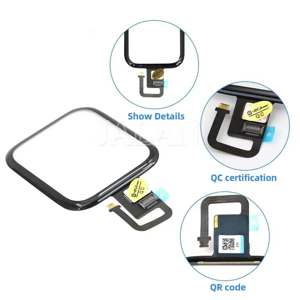 1PCS Touch Glass Digitizer For Watch S1 S2 S3 S4 S5 S6 S7 S8 S9 Ultra LCD Display Screen Front Panel Refuibished Repair Part