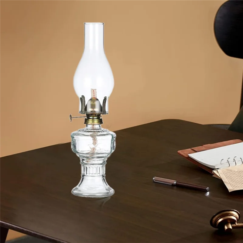 

ABUP-Rustic Oil Lamp Oil Lamps For Indoor For Indoor Use Home Decor Lighting Oil Lantern D