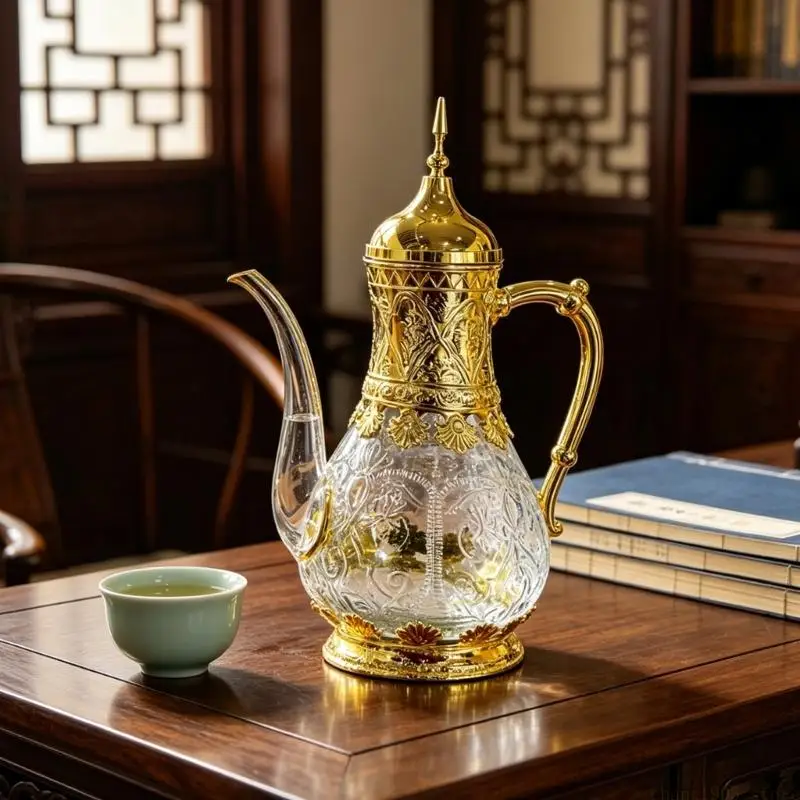 QX2E Strong Glass Coffee pitcher With developed Pour stream For Gifting And Domestic Applications
