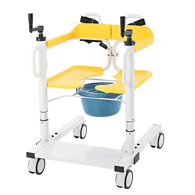 

Transfer Chair New Multi-function Patient Transfer Lift Bedside Bathe Commode Chair With Toilet Seat