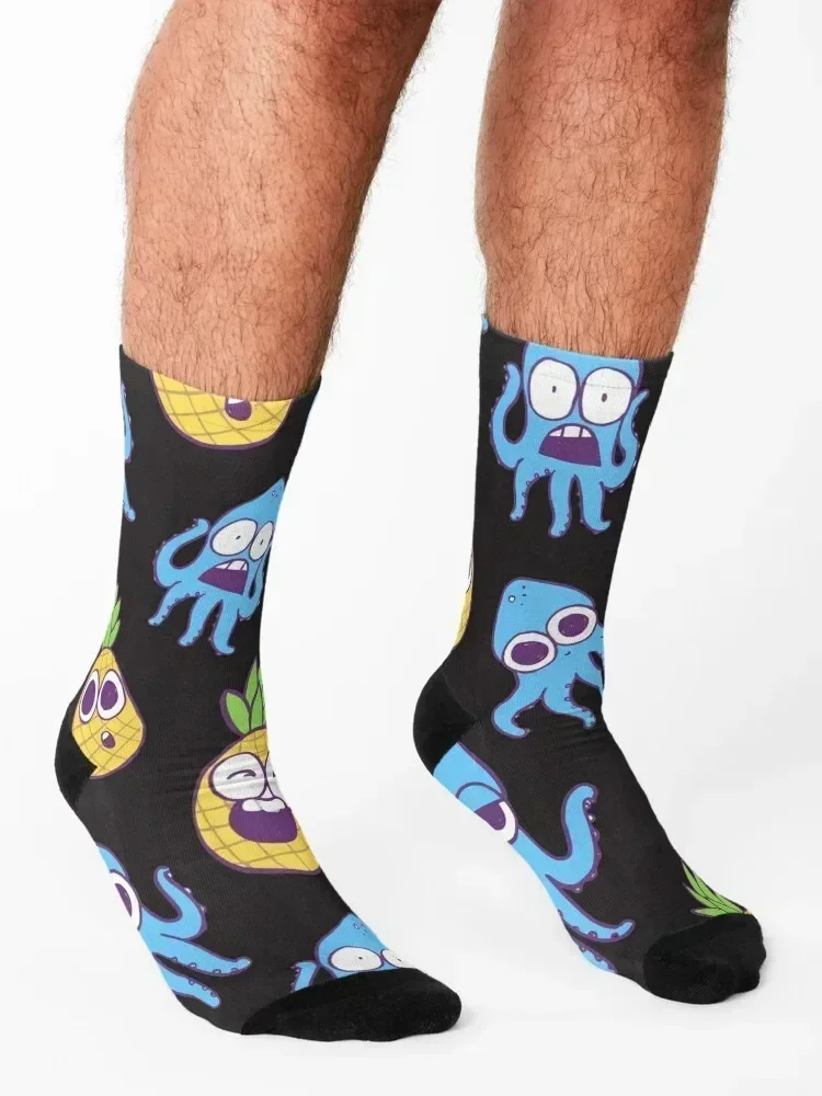 Pineapple Octopus Socks Christmas heated anime designer brand Girl'S Socks Men's