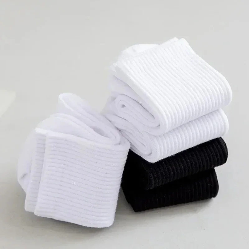 

Women Mid-Tube Socks Men Solid Colour Spring Summer Breathable Comfortable Sport Sweat Absorbent Men's Women's Socks 1-20 Pairs