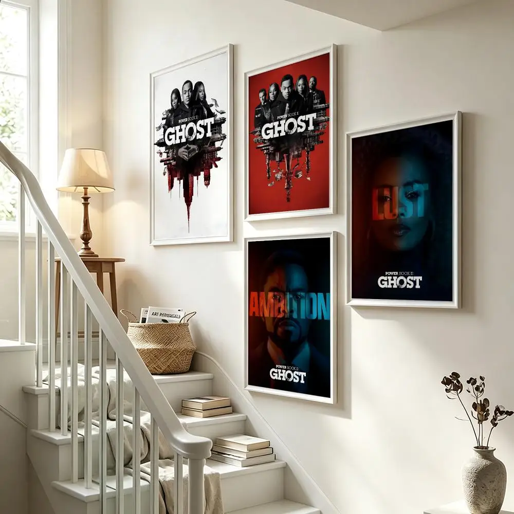 series Power Book II: Ghost Poster Poster HD Waterproof Self-adhesive Art Print Wall Decor for Bedroom Living Room Gift