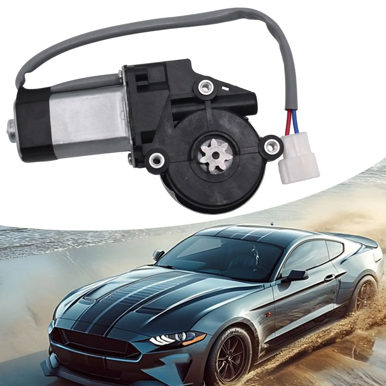 

Front Right Electric Window Motor Direct Replacement Auto Accessory Durable Metal Window Lift for Mazda B2500 1999-2012